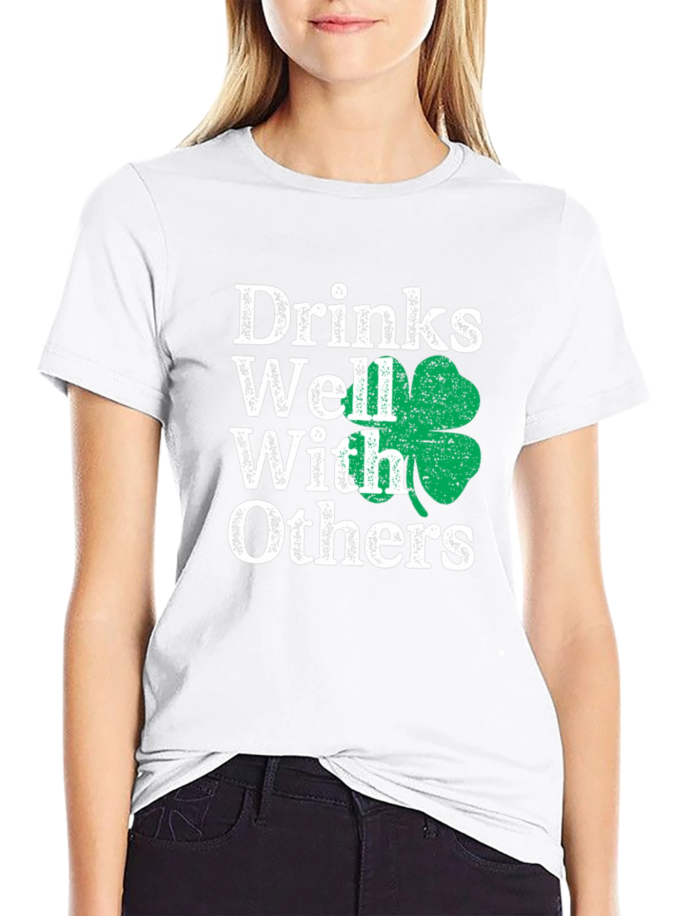 Drinks Well With Others St. Patricks Day T-Shirt