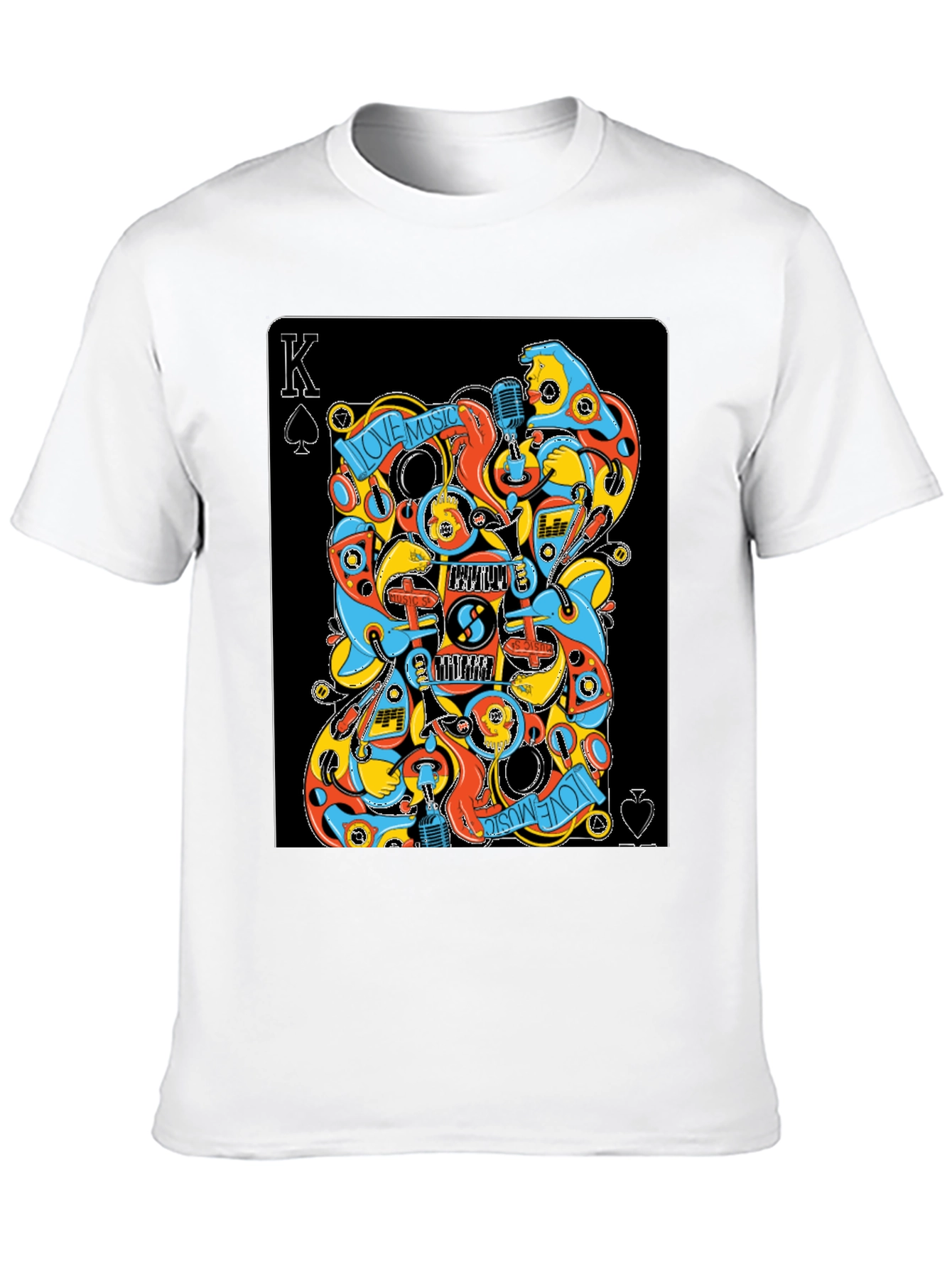 Love Music King of Spades Graphic Tee