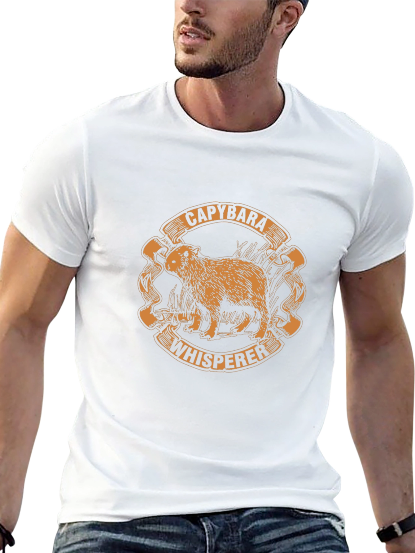 Capybara Whisperer Black T-Shirt
