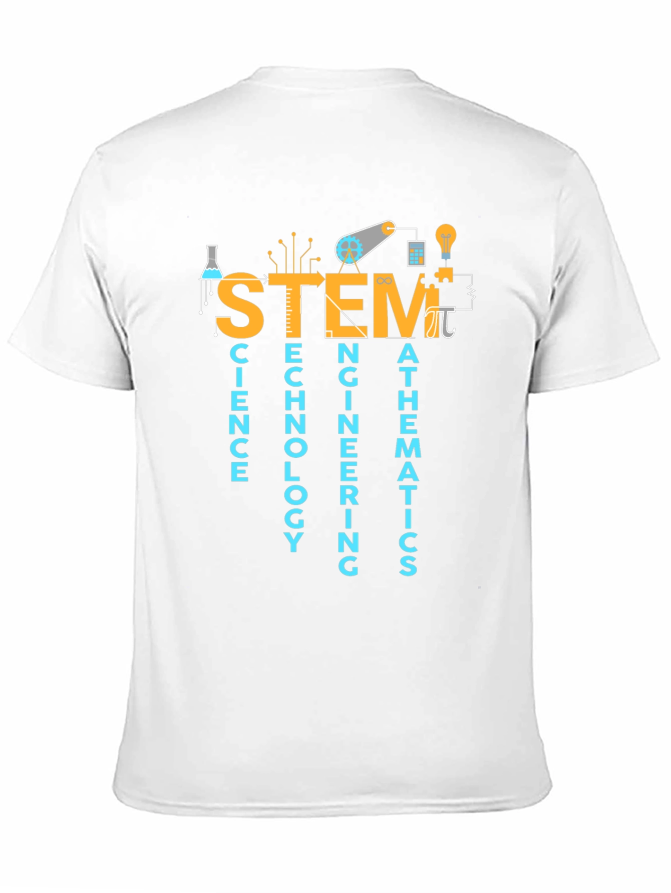 STEM Science Tech Engineering Math Graphic T-Shirt