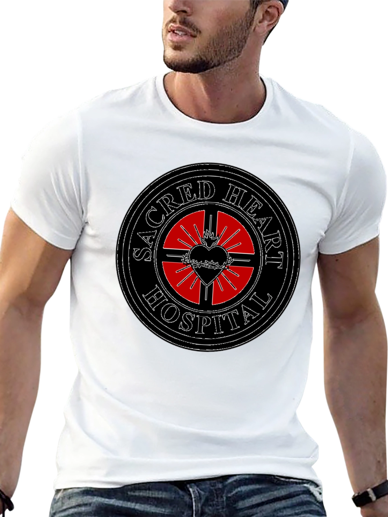 Sacred Heart Hospital Graphic T-Shirt - Soft Cotton Blend