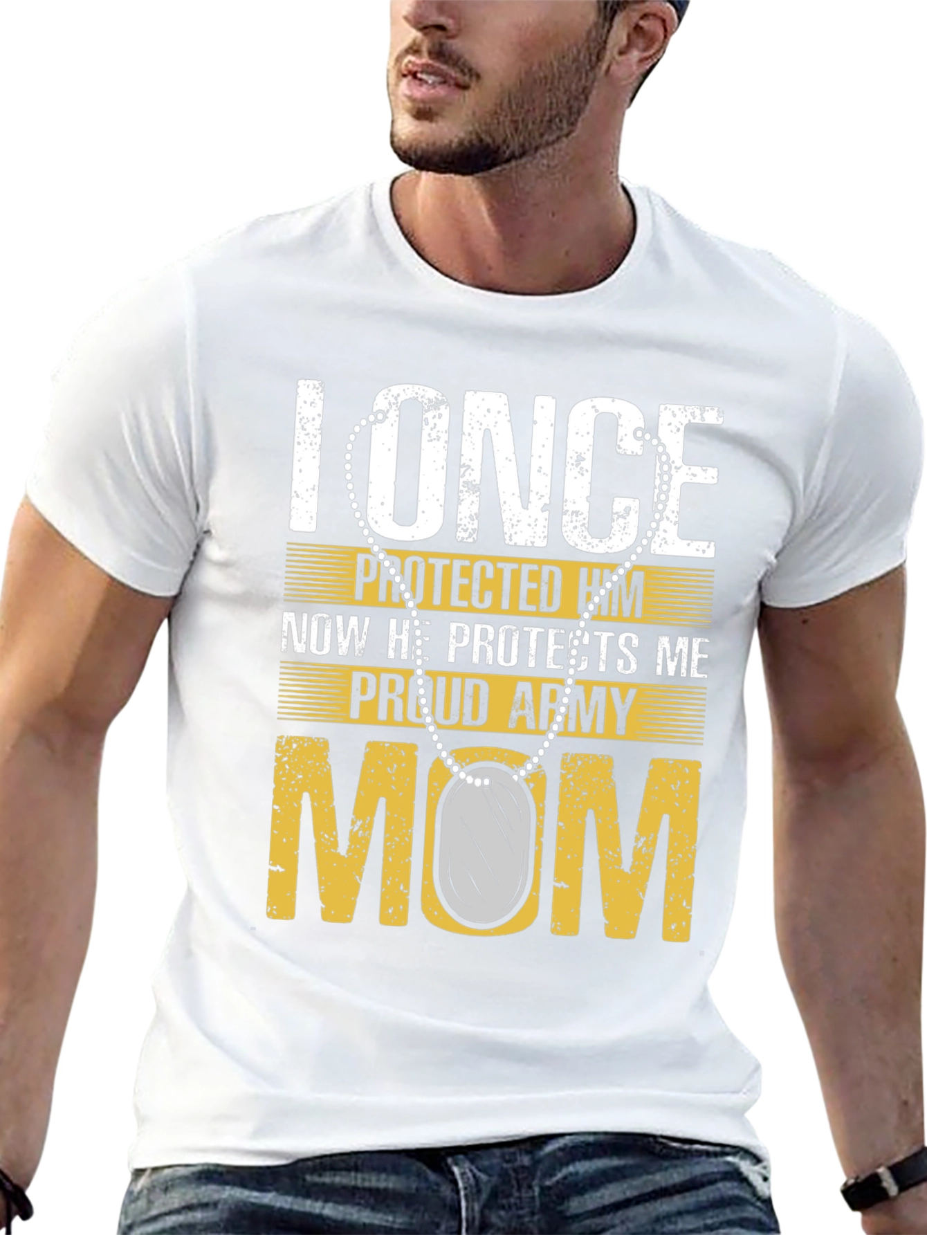 Proud Army Mom T-Shirt - Military Family Apparel
