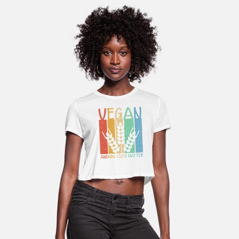 Vegan Animal Lives Matter Retro Design