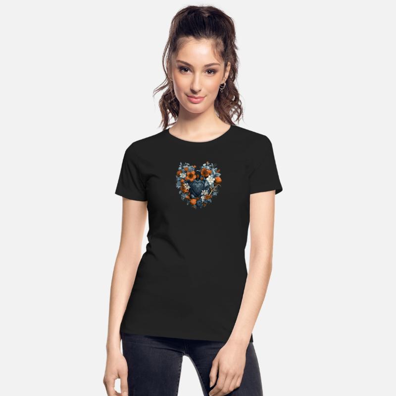 Vintage Heart Lock Floral Embellishment