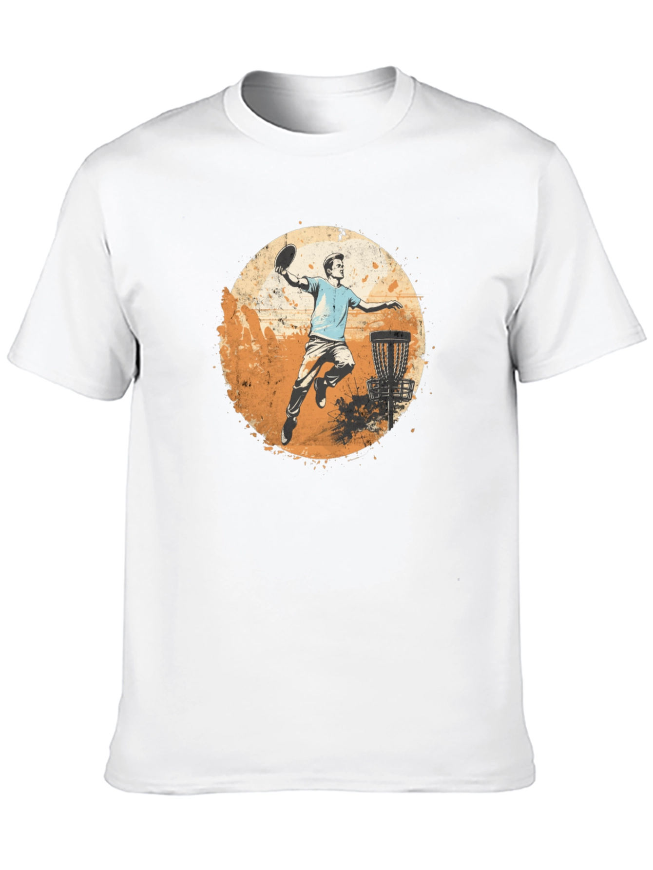 Disc Golf T-Shirt - Flying Disc Throwing Design