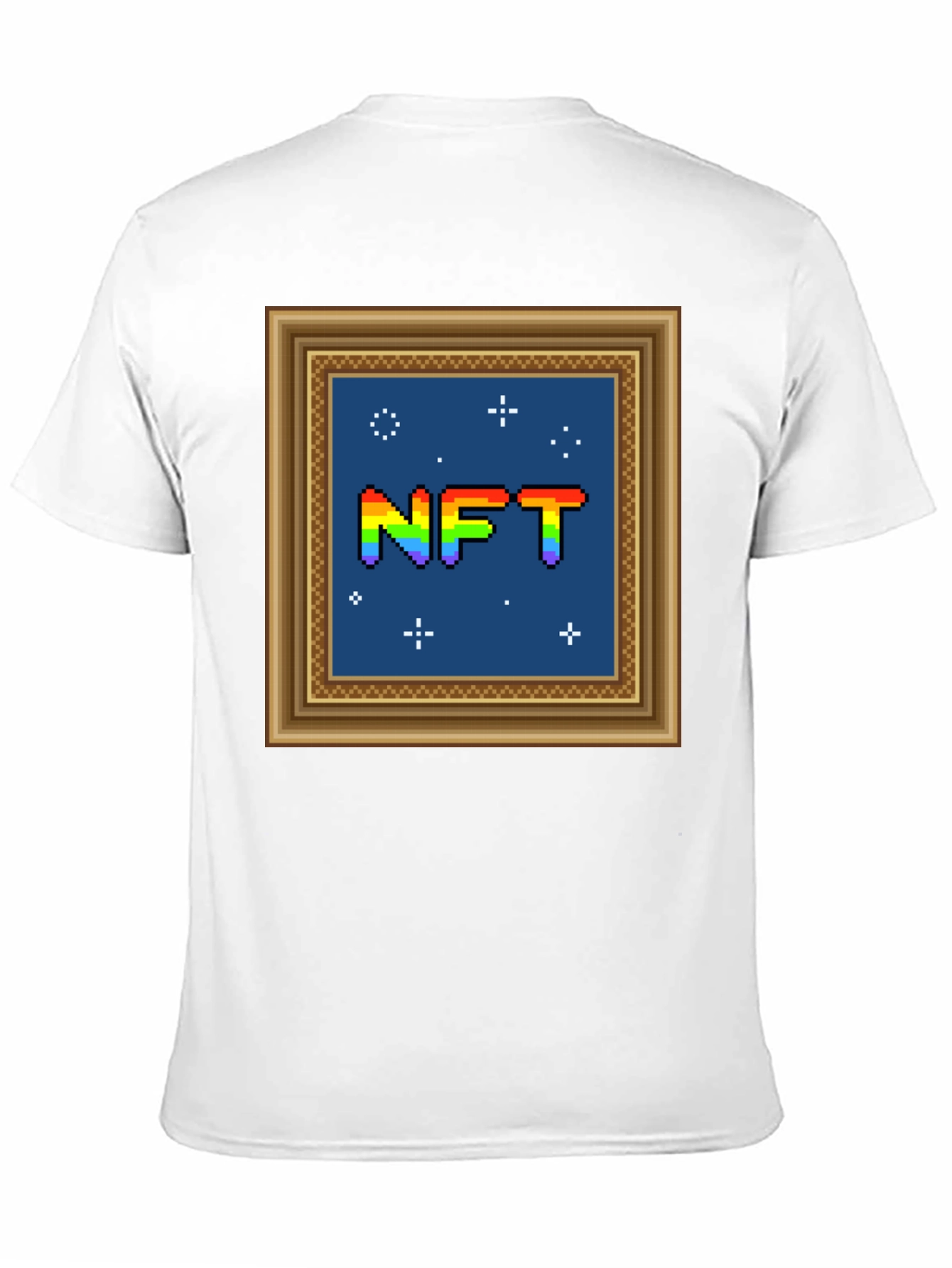NFT Pixel Art Framed Graphic Tee