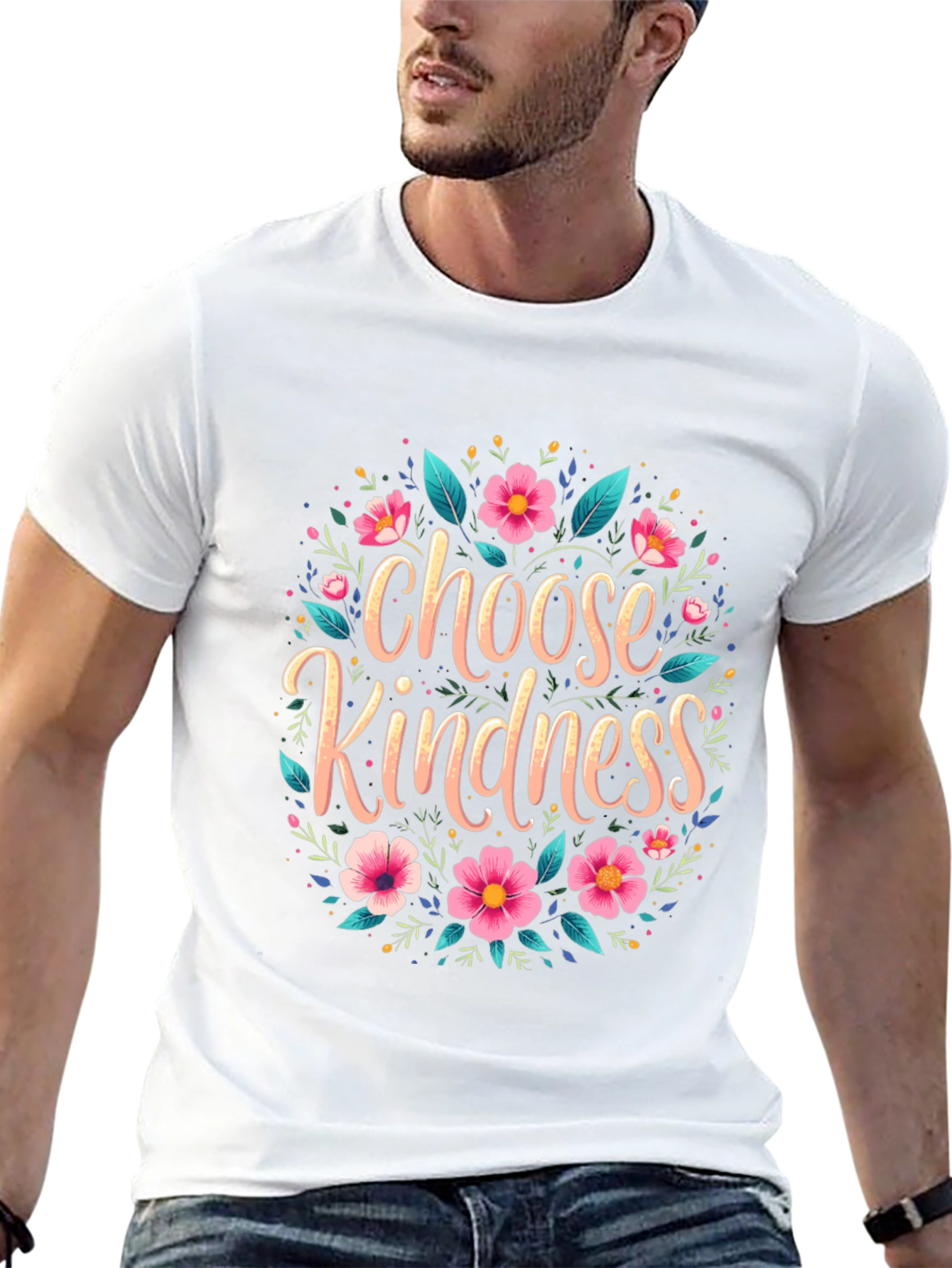 Choose Kindness Floral Graphic Tee