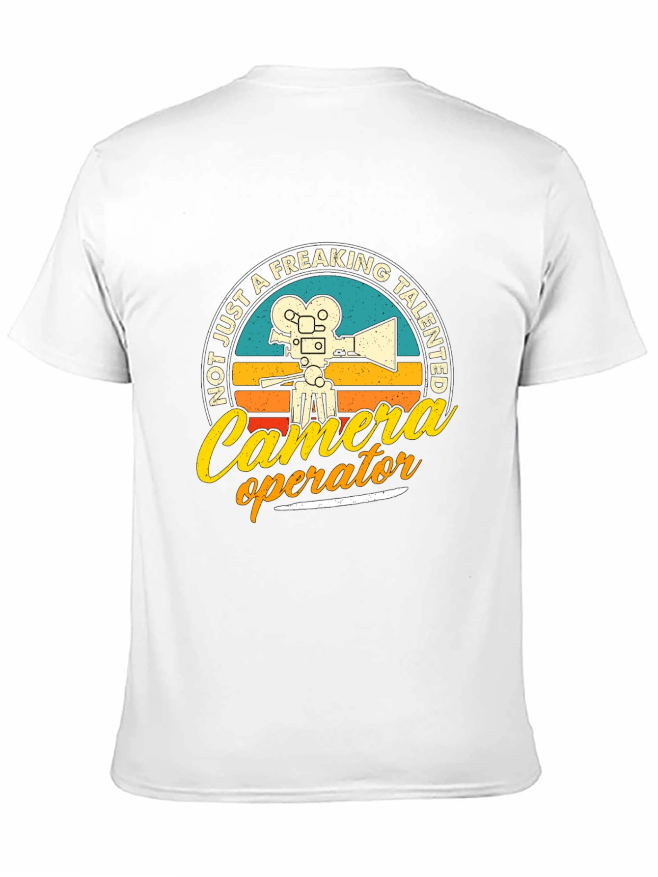 Camera Operator Graphic Tee - Talented Filmmaker T-Shirt