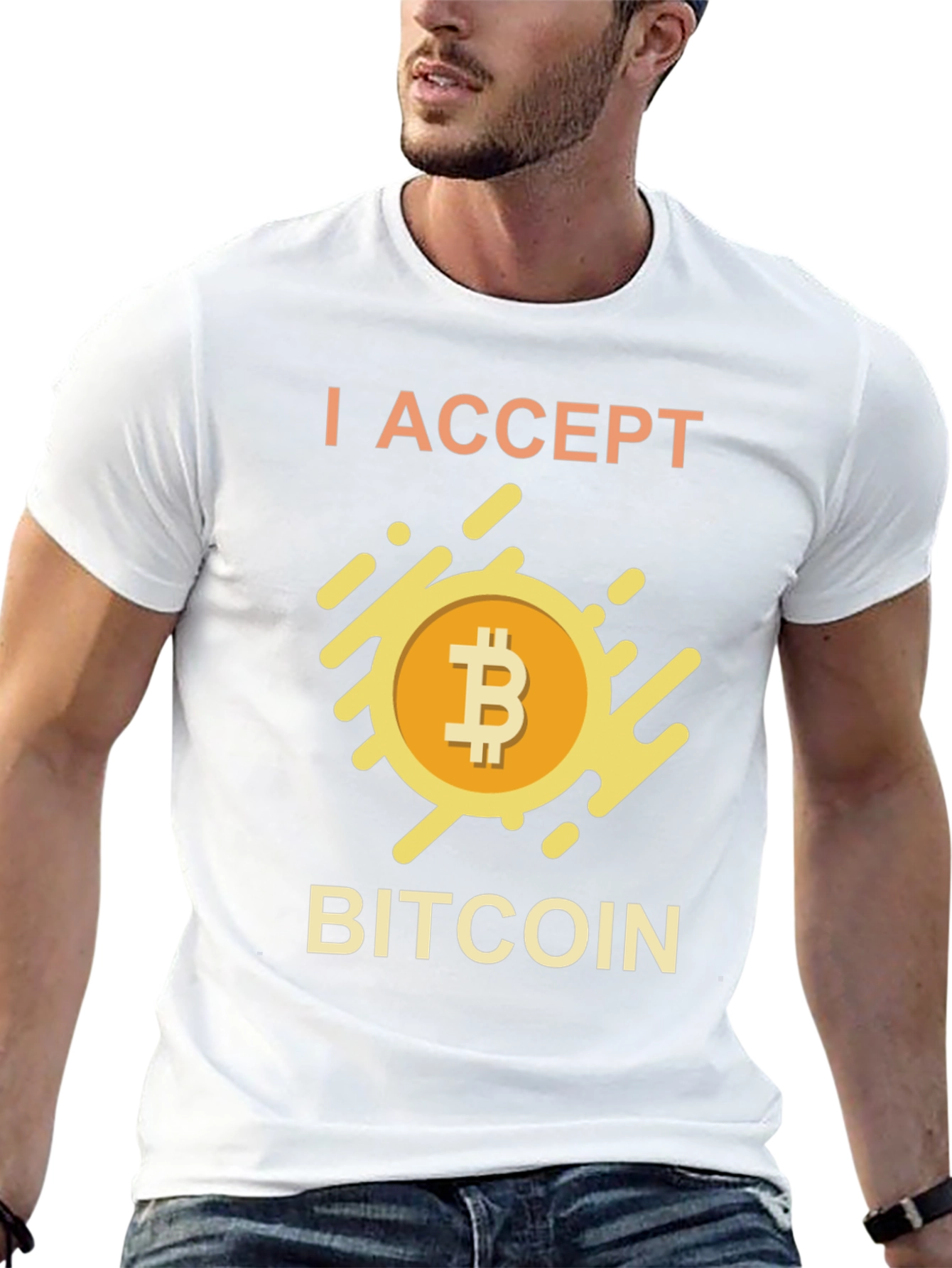 I Accept Bitcoin T-Shirt - Crypto Currency Tee
