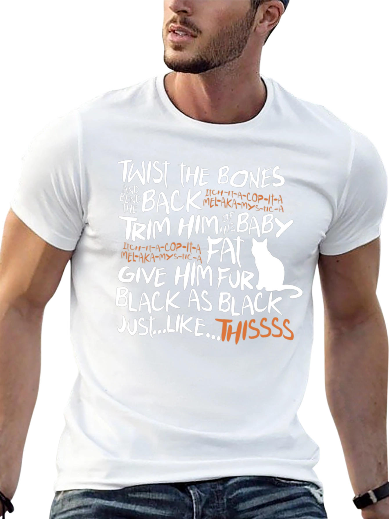 Twist the Bones Black Graphic Tee