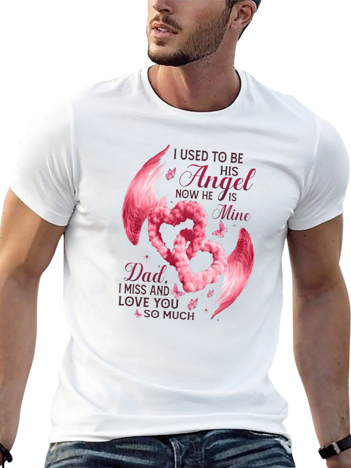 Dad Angel Wings T-Shirt