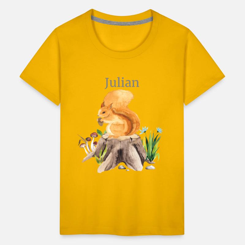 Waldtier Squirrel Flowers Name Julian