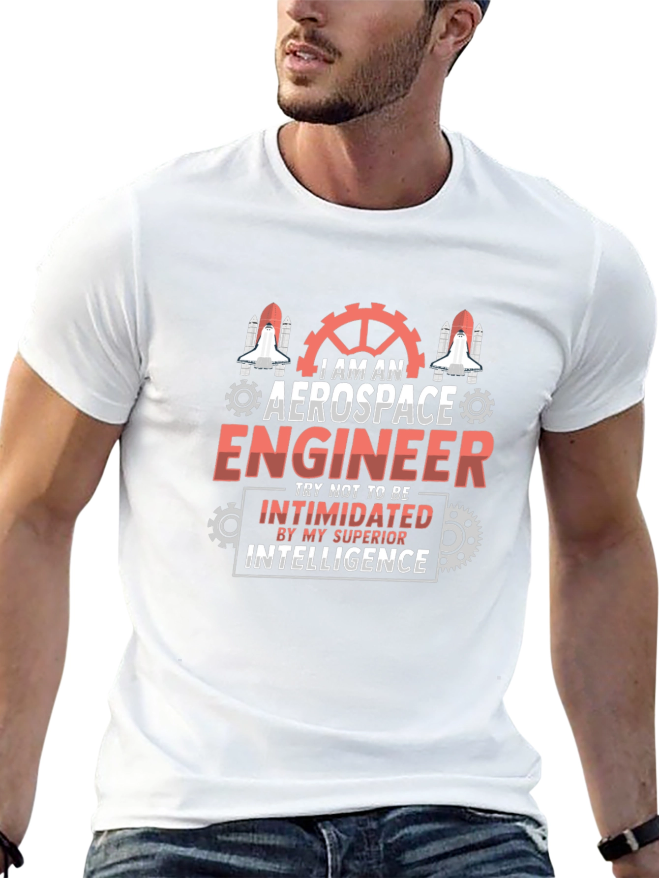 Aerospace Engineer T-Shirt - Superior Intelligence Graphic Tee