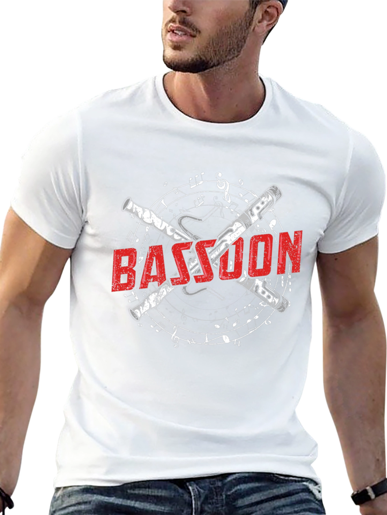 Bassoon Music T-Shirt - Musical Instrument Tee