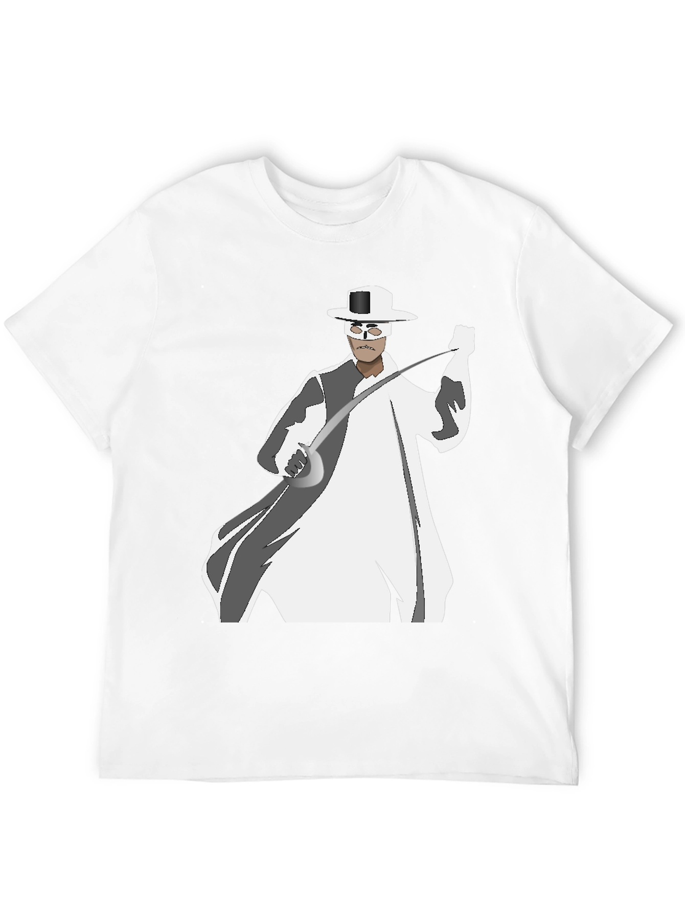 Zorro Graphic T-Shirt - Black Crew Neck Tee