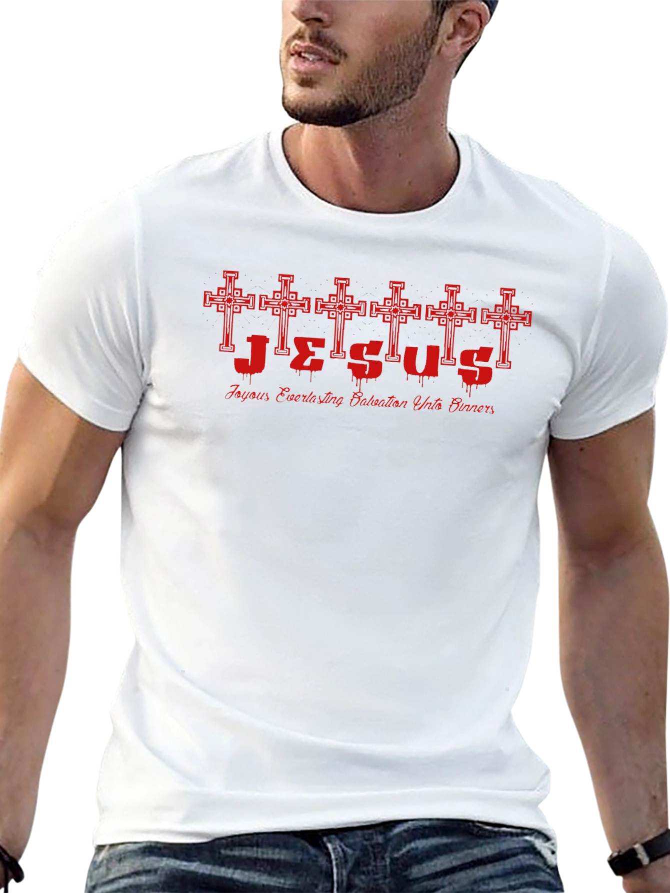 Jesus Graphic T-Shirt - Religious Tee