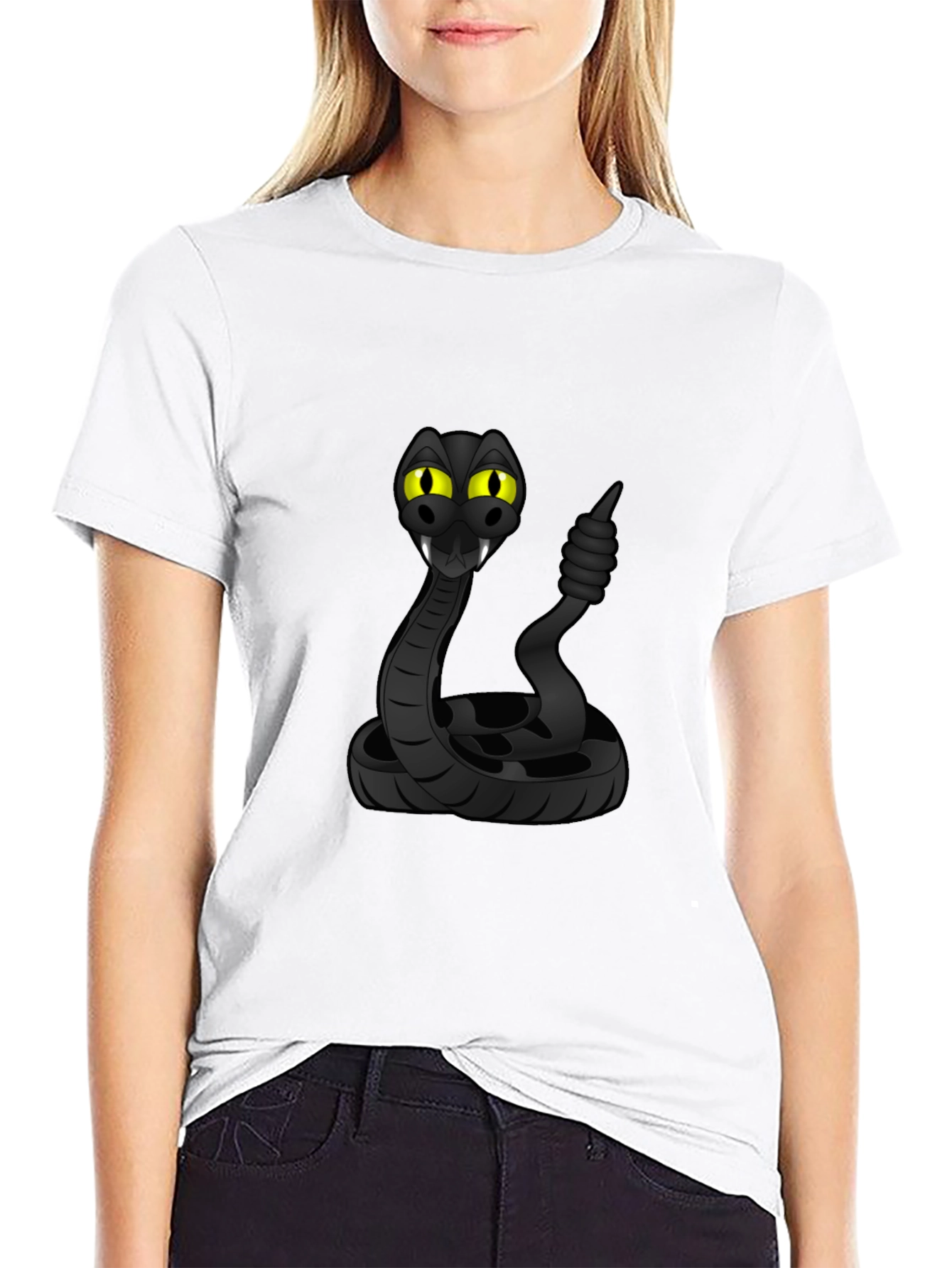 Cool Snake Graphic Tee - Unique Animal Design