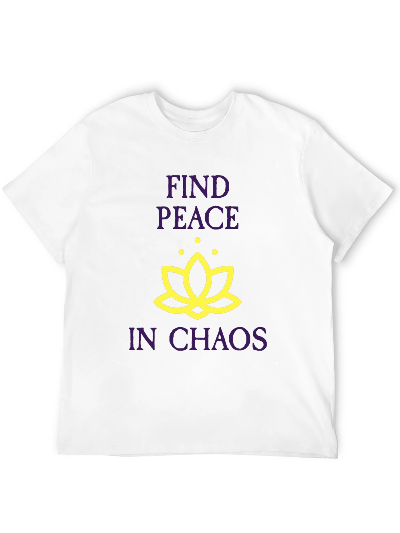 Find Peace in Chaos Graphic T-Shirt - Relaxed Fit
