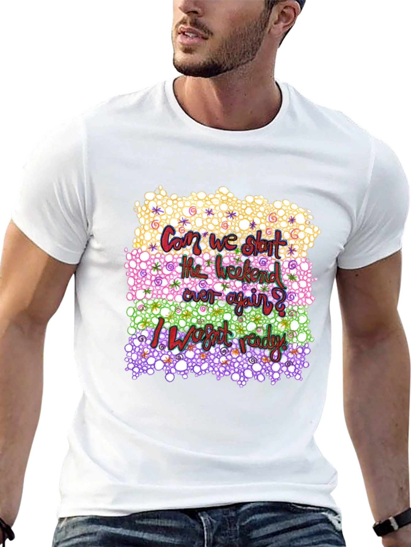 Weekend Start T-Shirt - Trendy Graphic Tee
