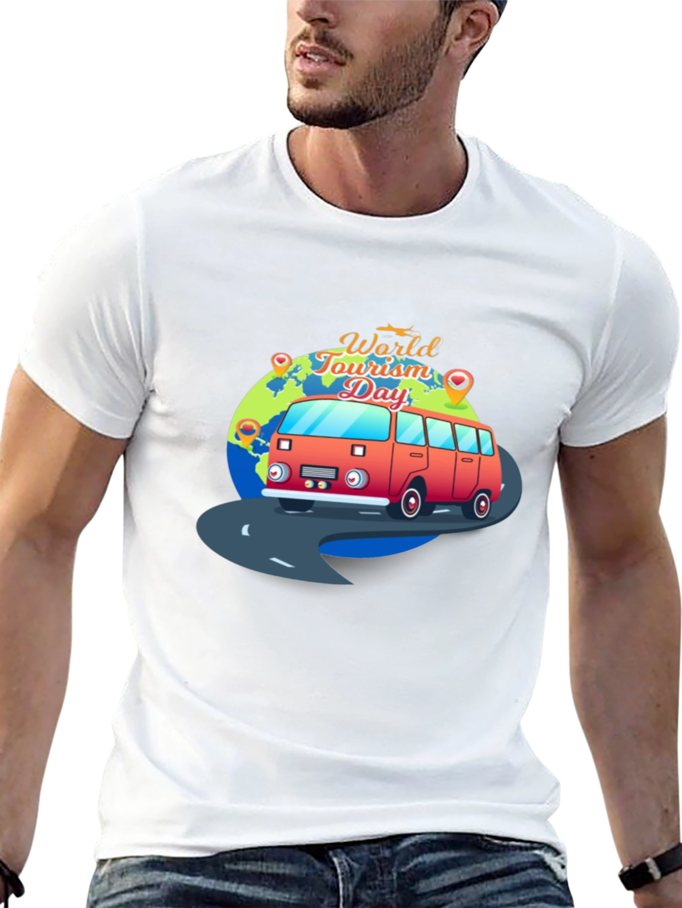 World Tourism Day Graphic T-Shirt