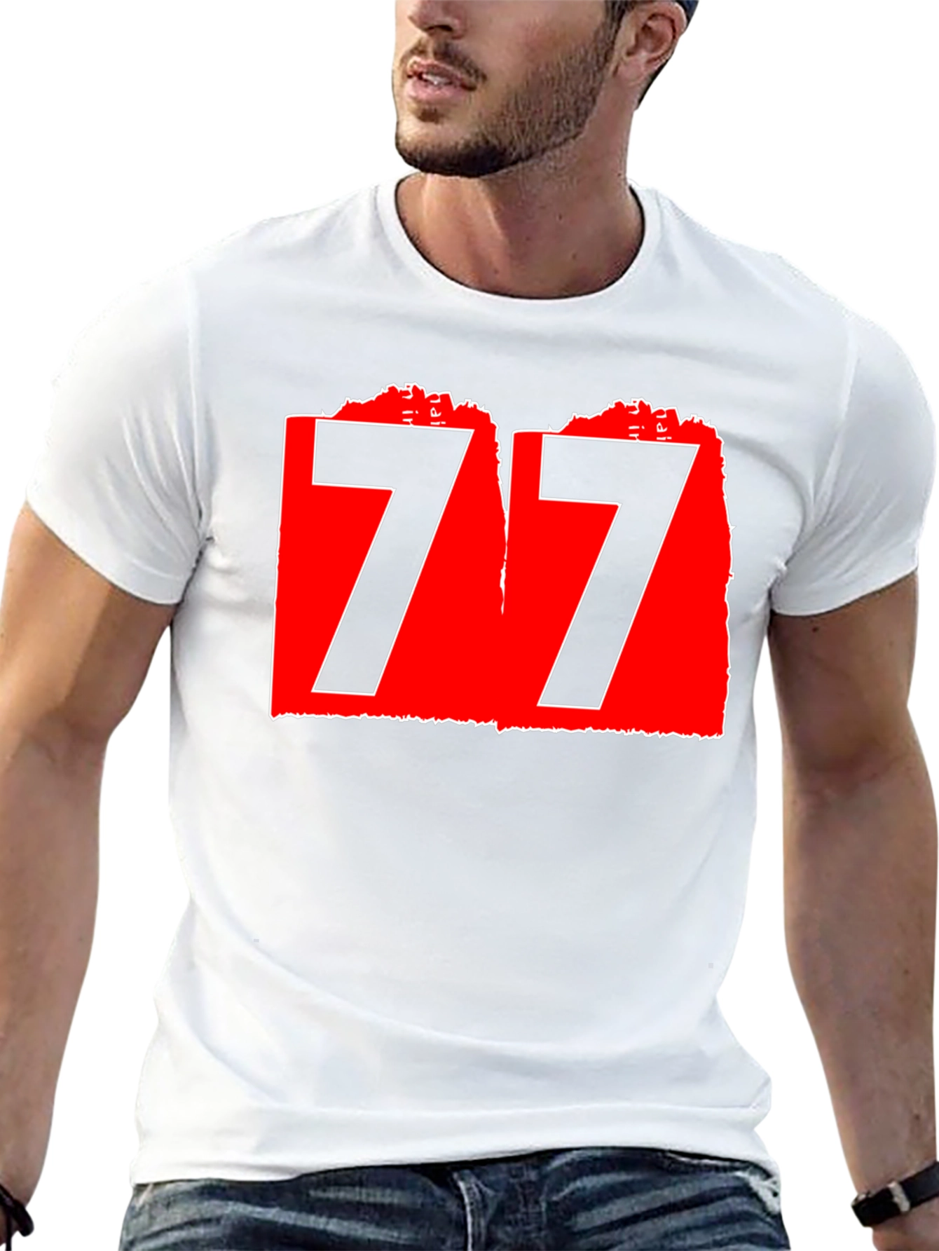 Bold 77 Graphic Black T-Shirt