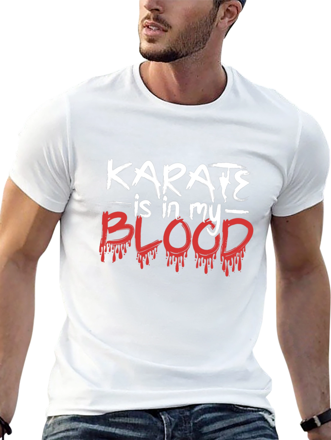 Karate Is In My Blood Graphic T-Shirt