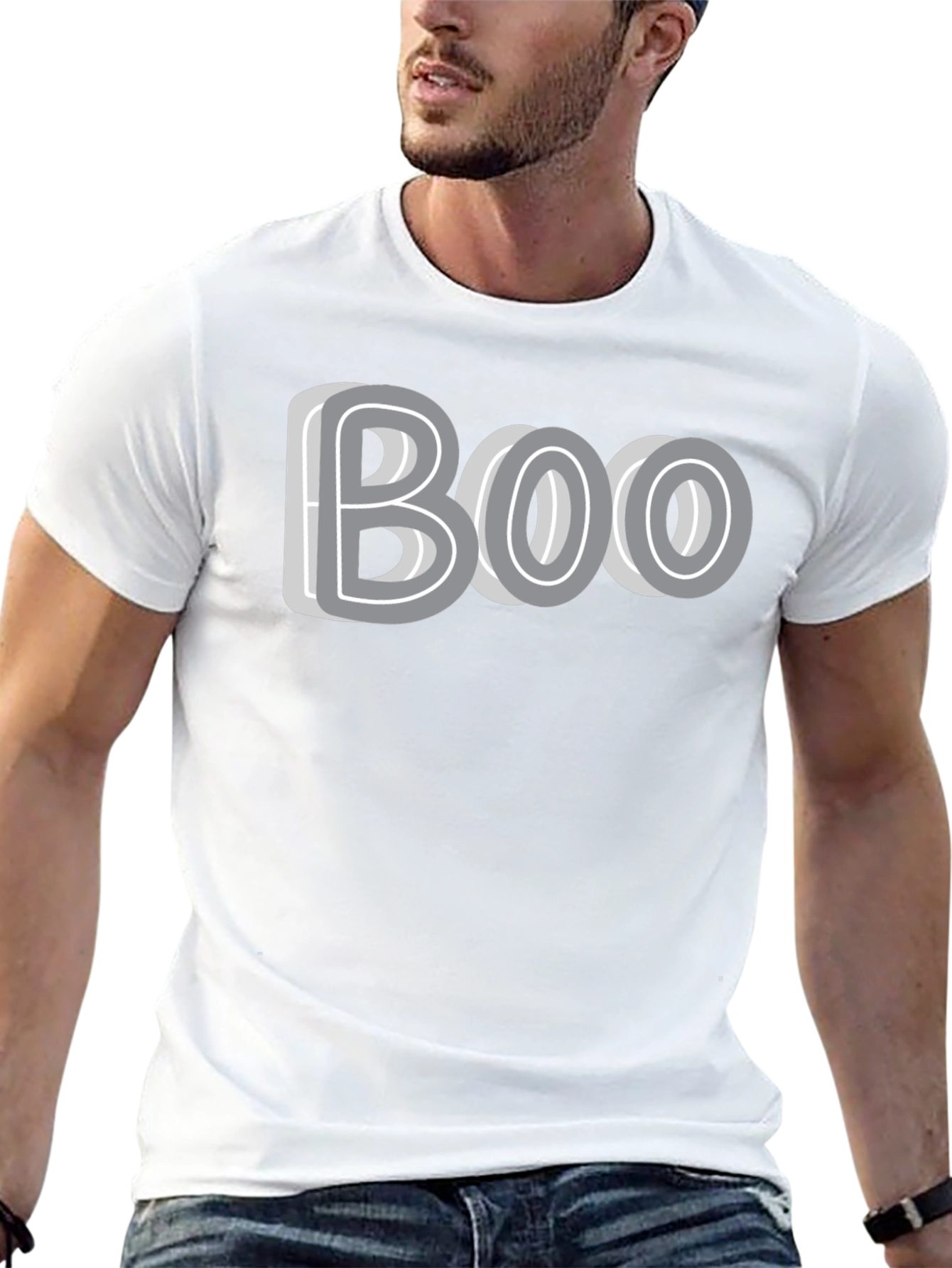 Boo Halloween T-Shirt - Spooky Season Apparel
