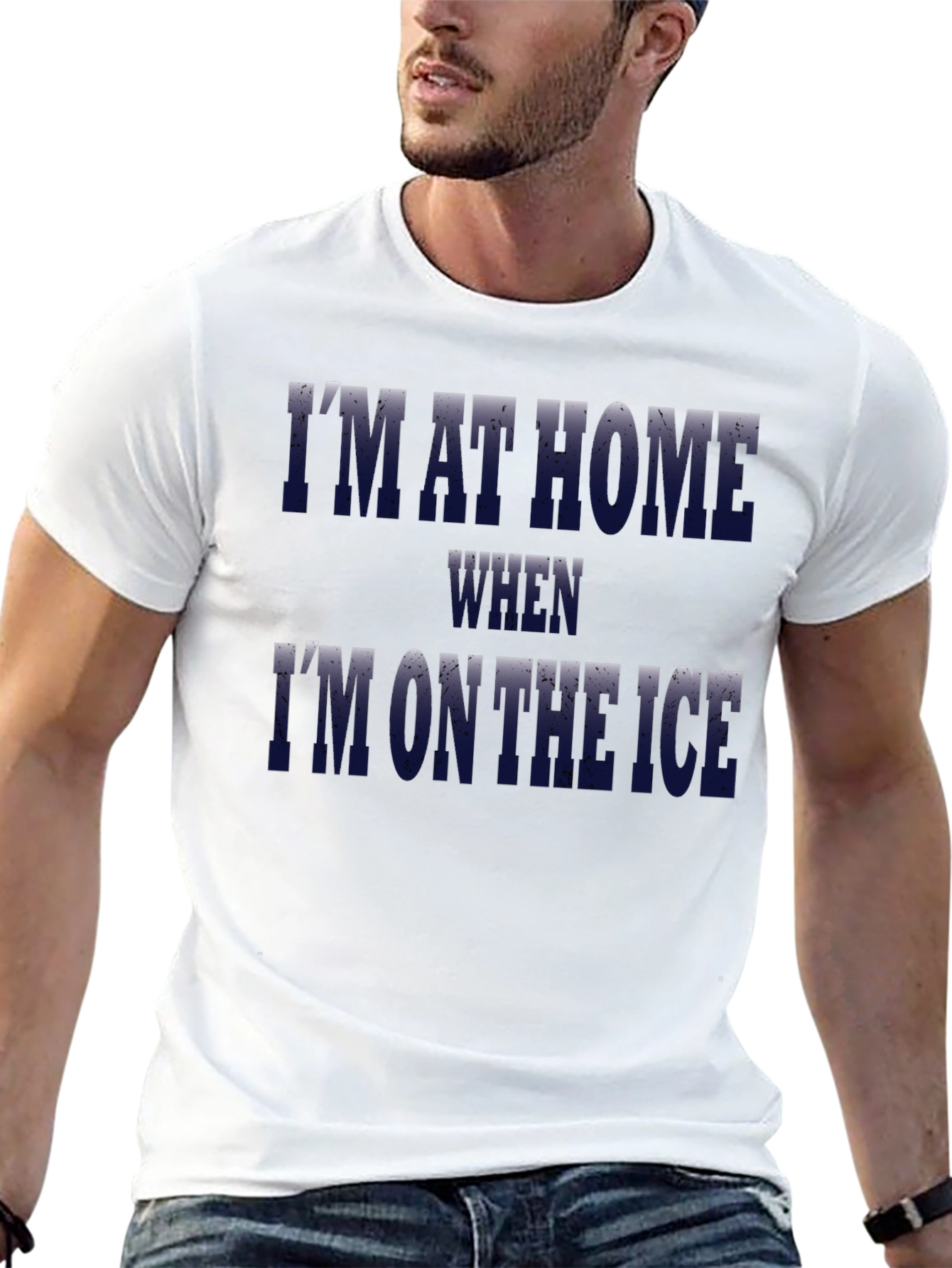 Im At Home On The Ice Graphic Tee