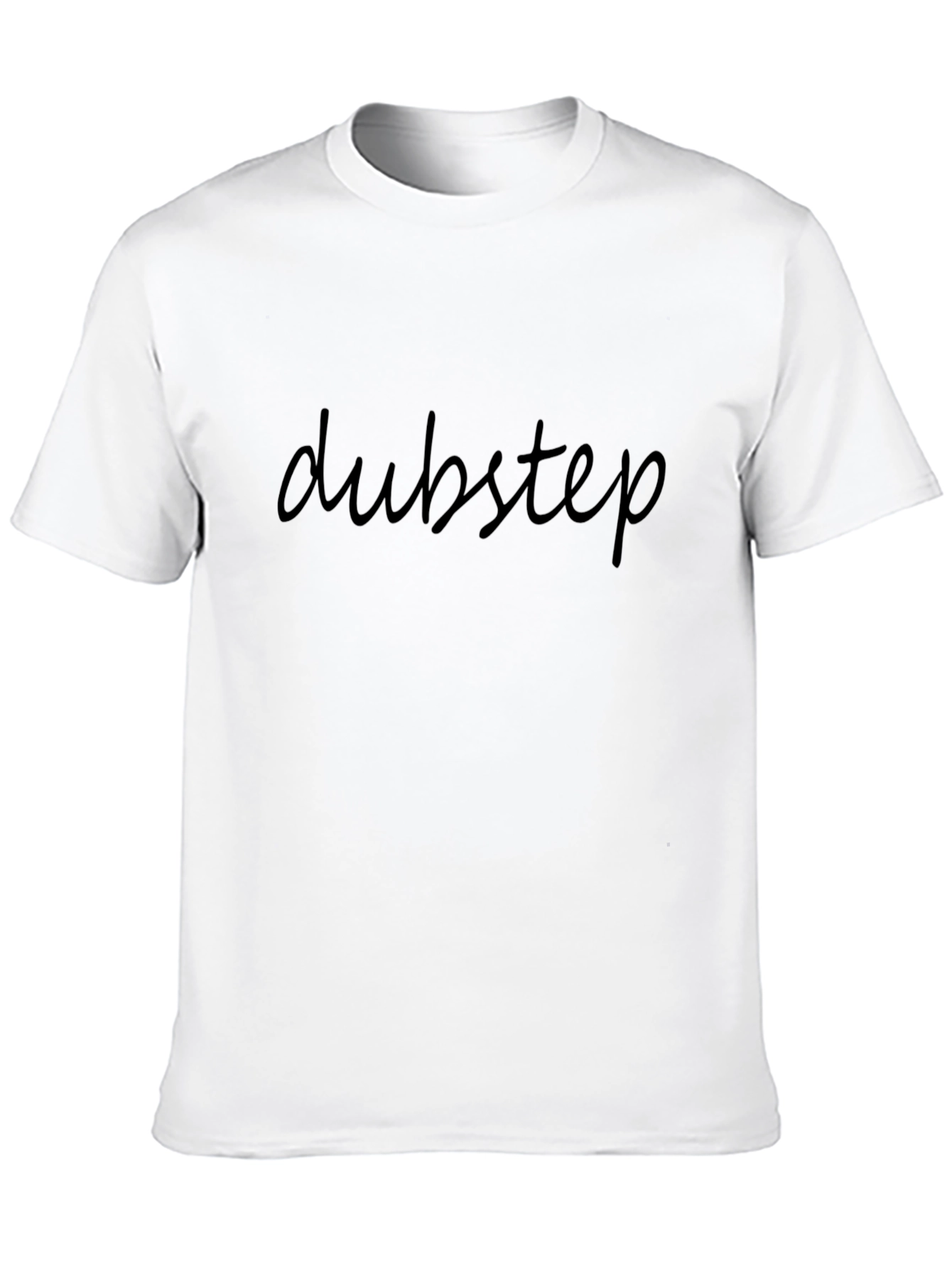 Dubstep Graphic Print Black T-Shirt