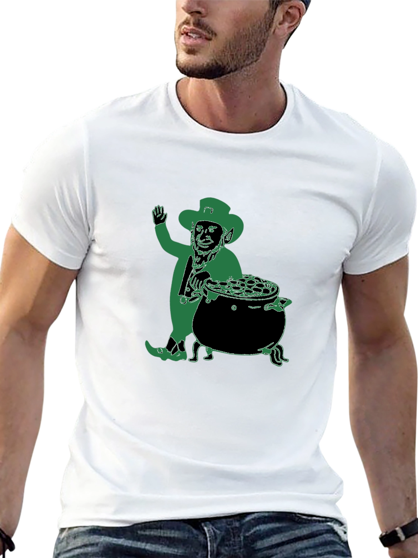 Lucky Leprechaun Graphic T-Shirt