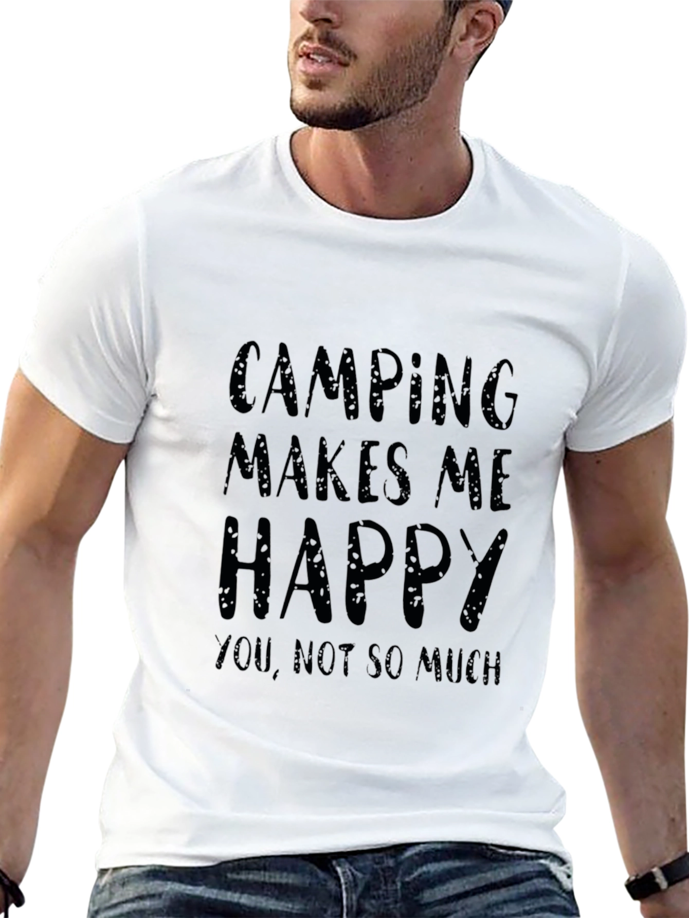 Camping Makes Me Happy T-Shirt