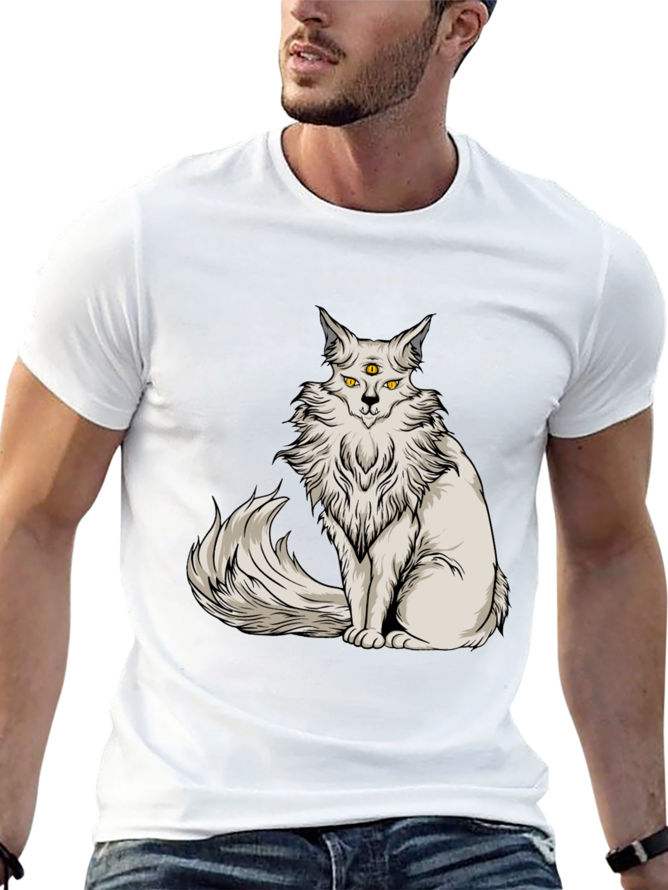 Mystic Cat T-Shirt - Third Eye Design
