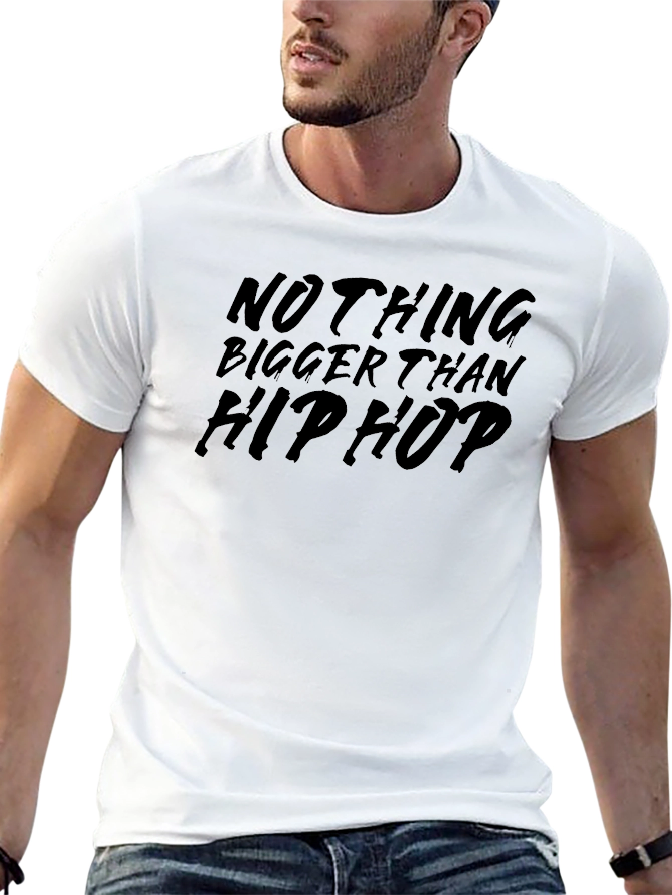 Nothing Bigger Than Hip Hop Black Tee