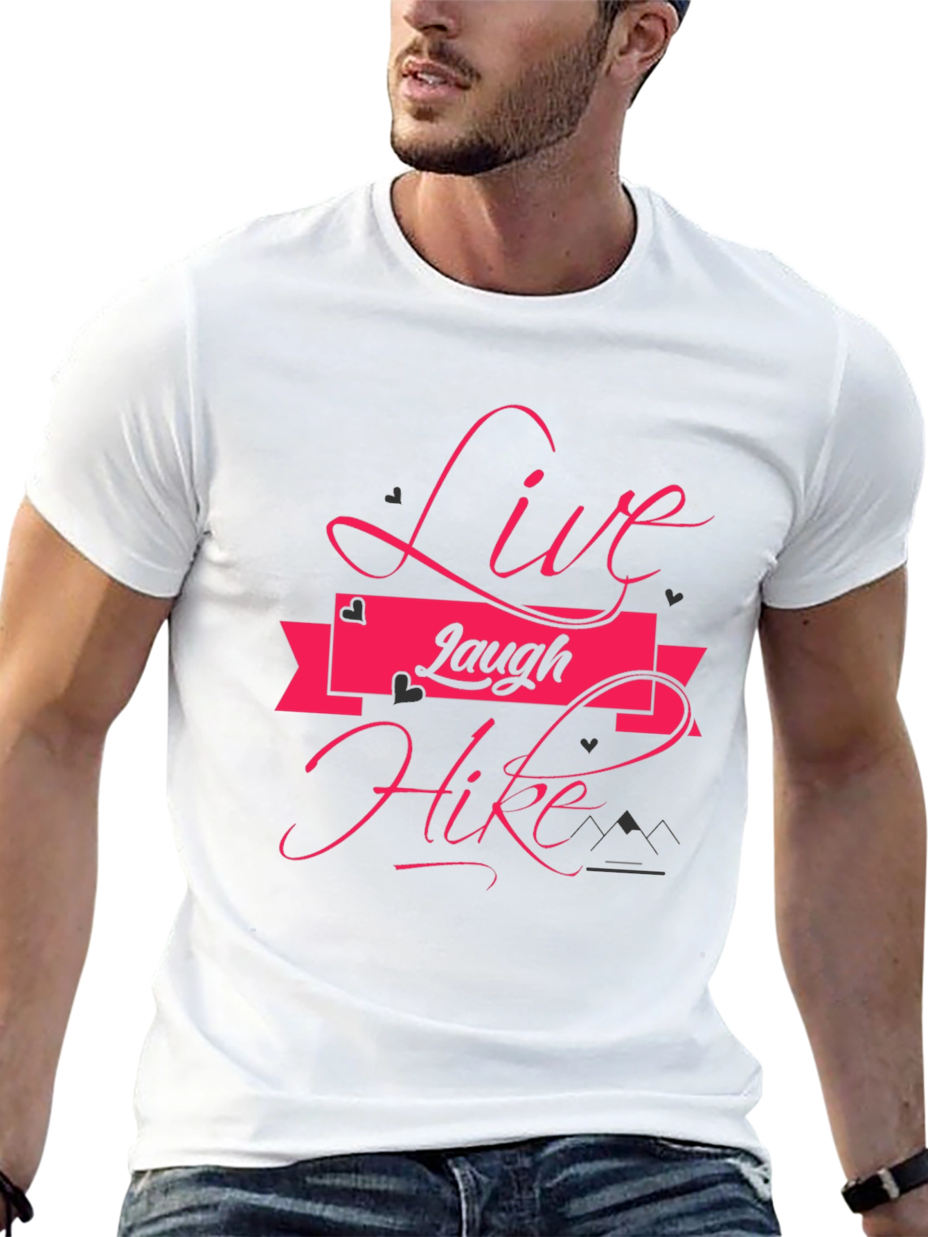 Live Laugh Hike Graphic Tee