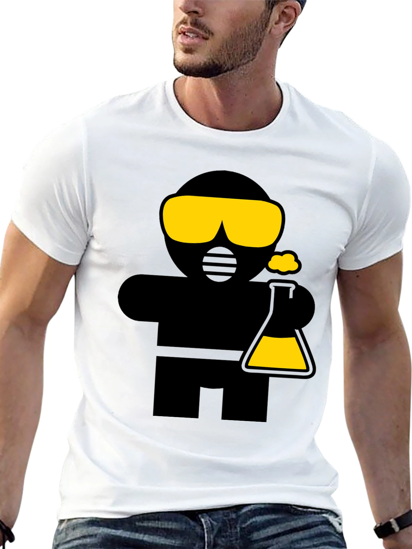 Cool Chemist Graphic Black T-Shirt