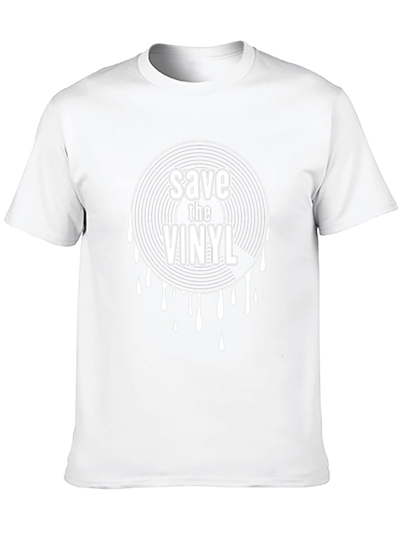Save the Vinyl T-Shirt - Retro Music Lover Tee