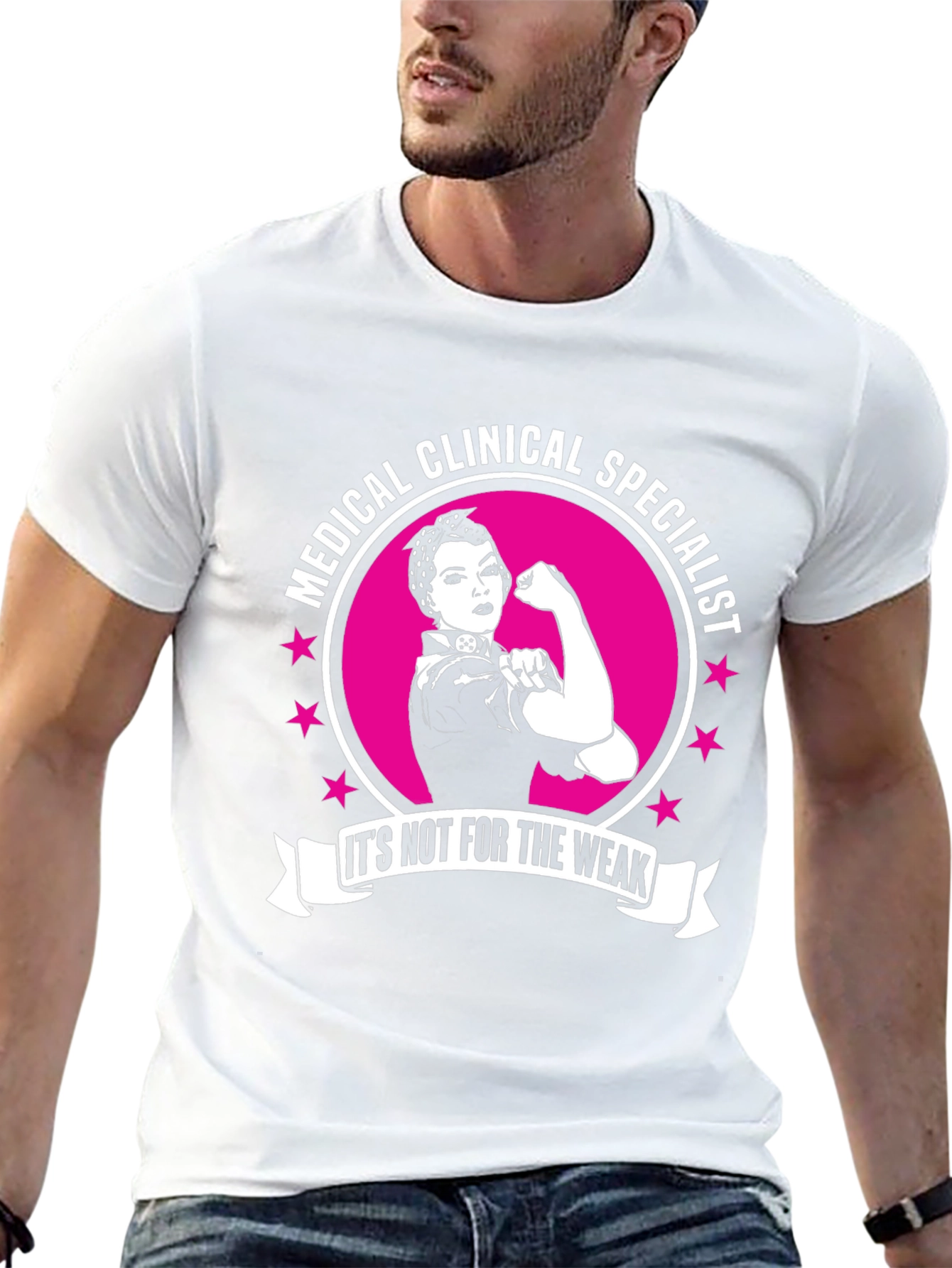 Medical Clinical Specialist Strong Woman T-Shirt