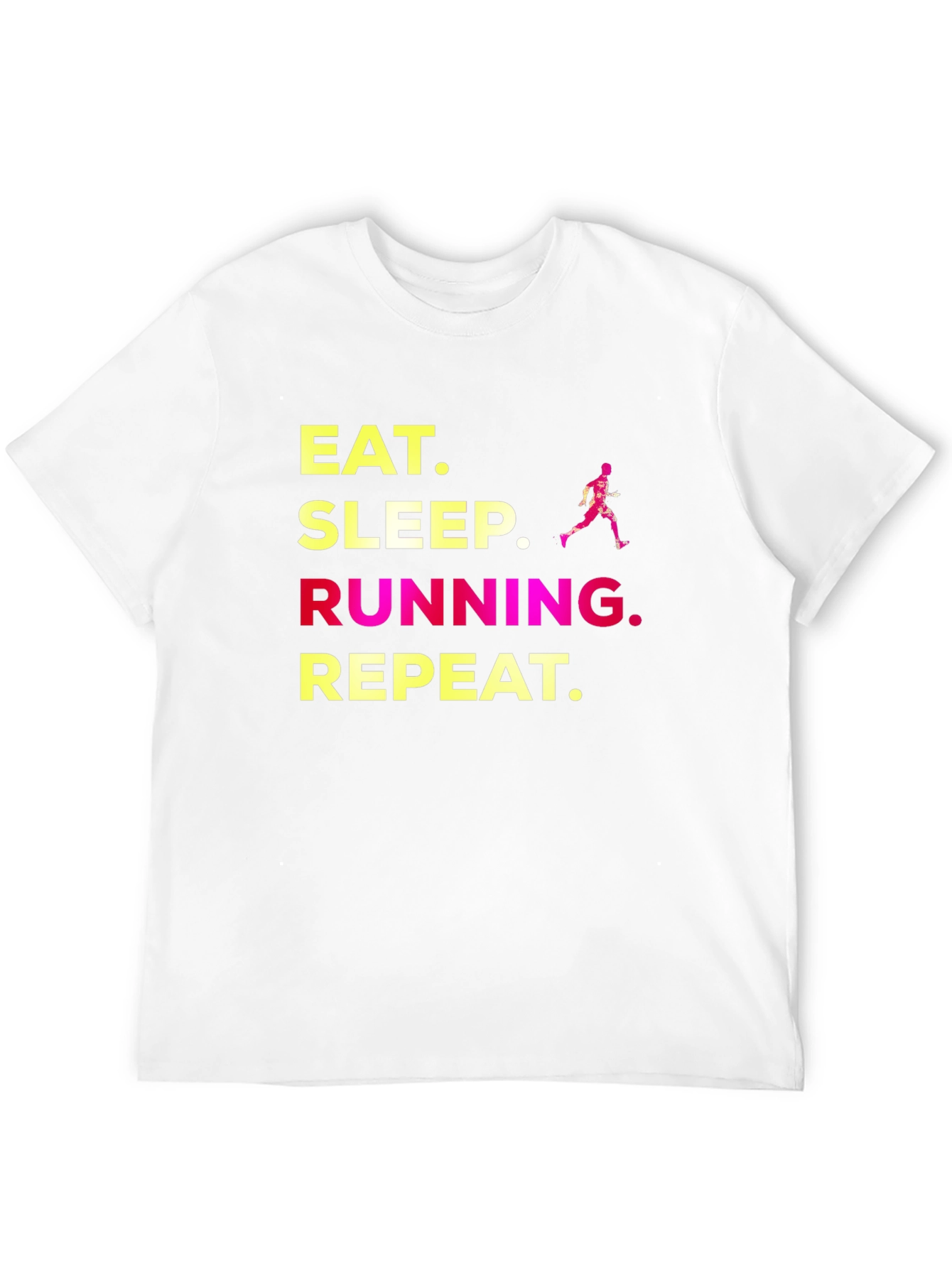 Eat Sleep Running Repeat Graphic T-Shirt