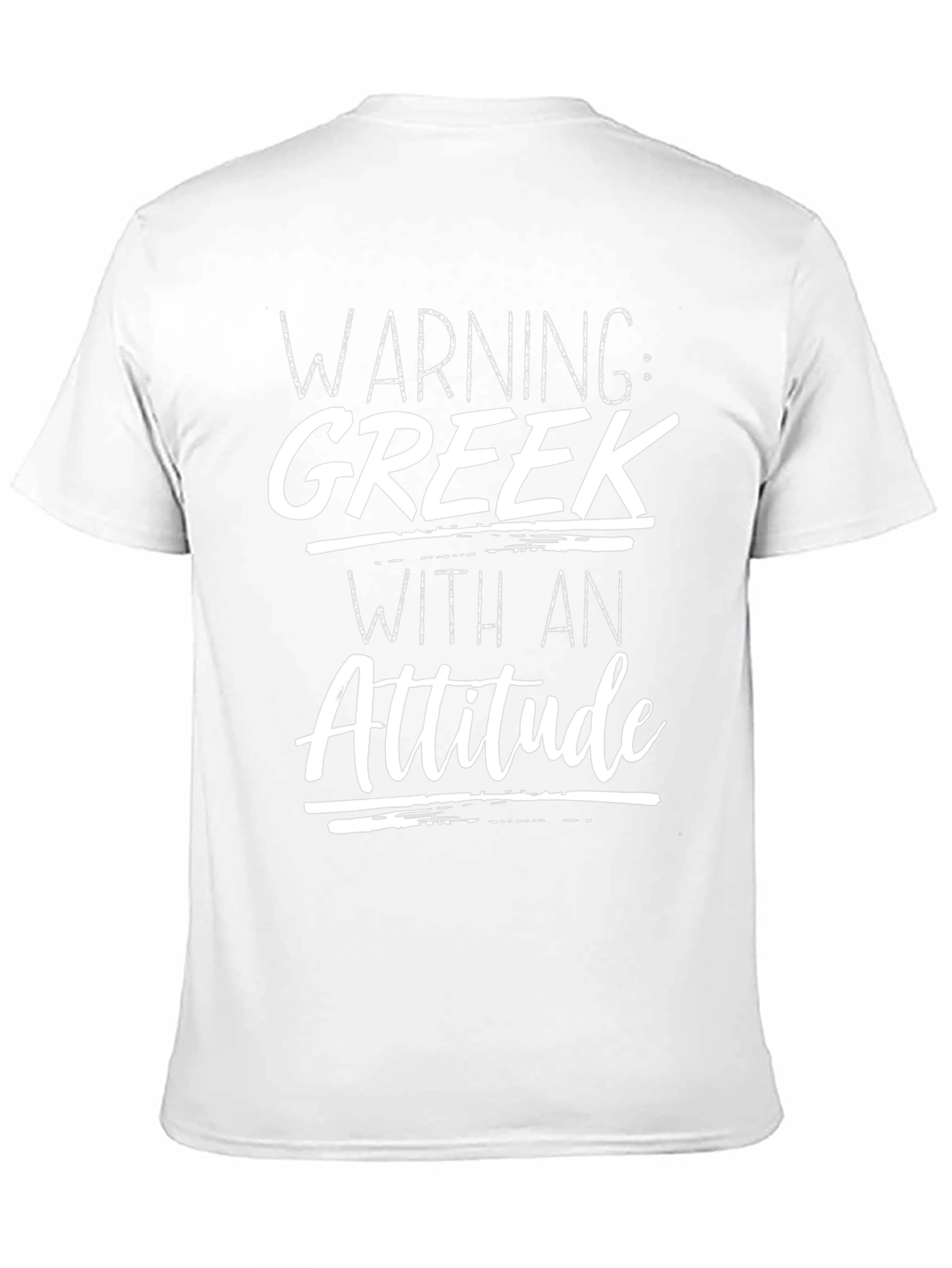 Warning: Greek With An Attitude T-Shirt
