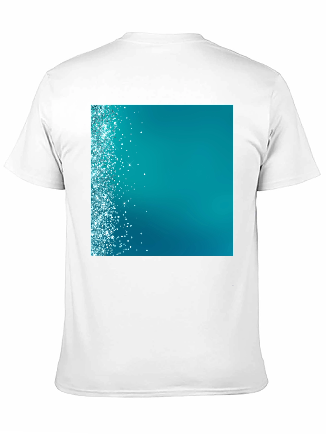 Sparkling Teal Graphic Tee - Modern Design