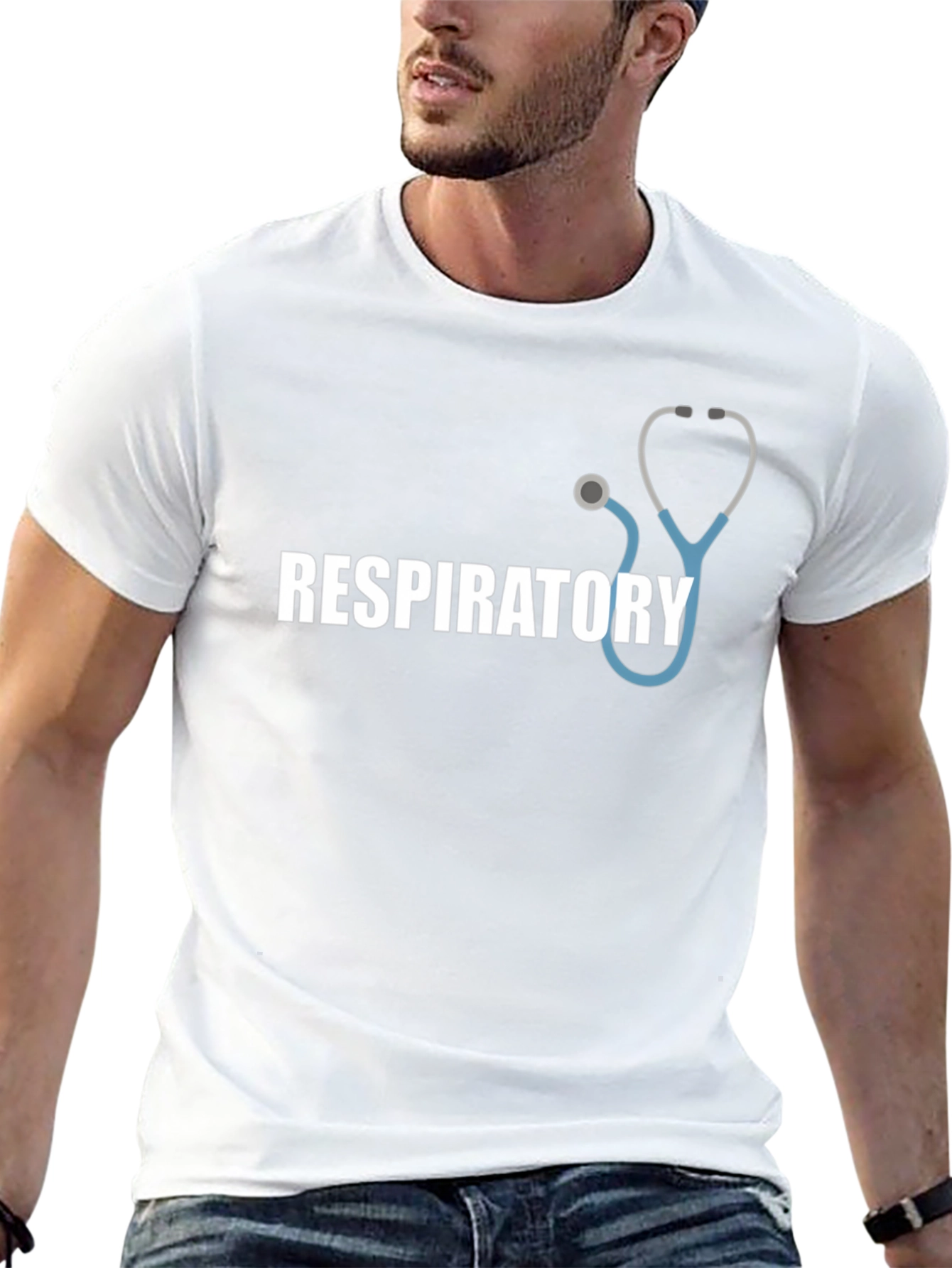 Respiratory Therapy Stethoscope T-Shirt