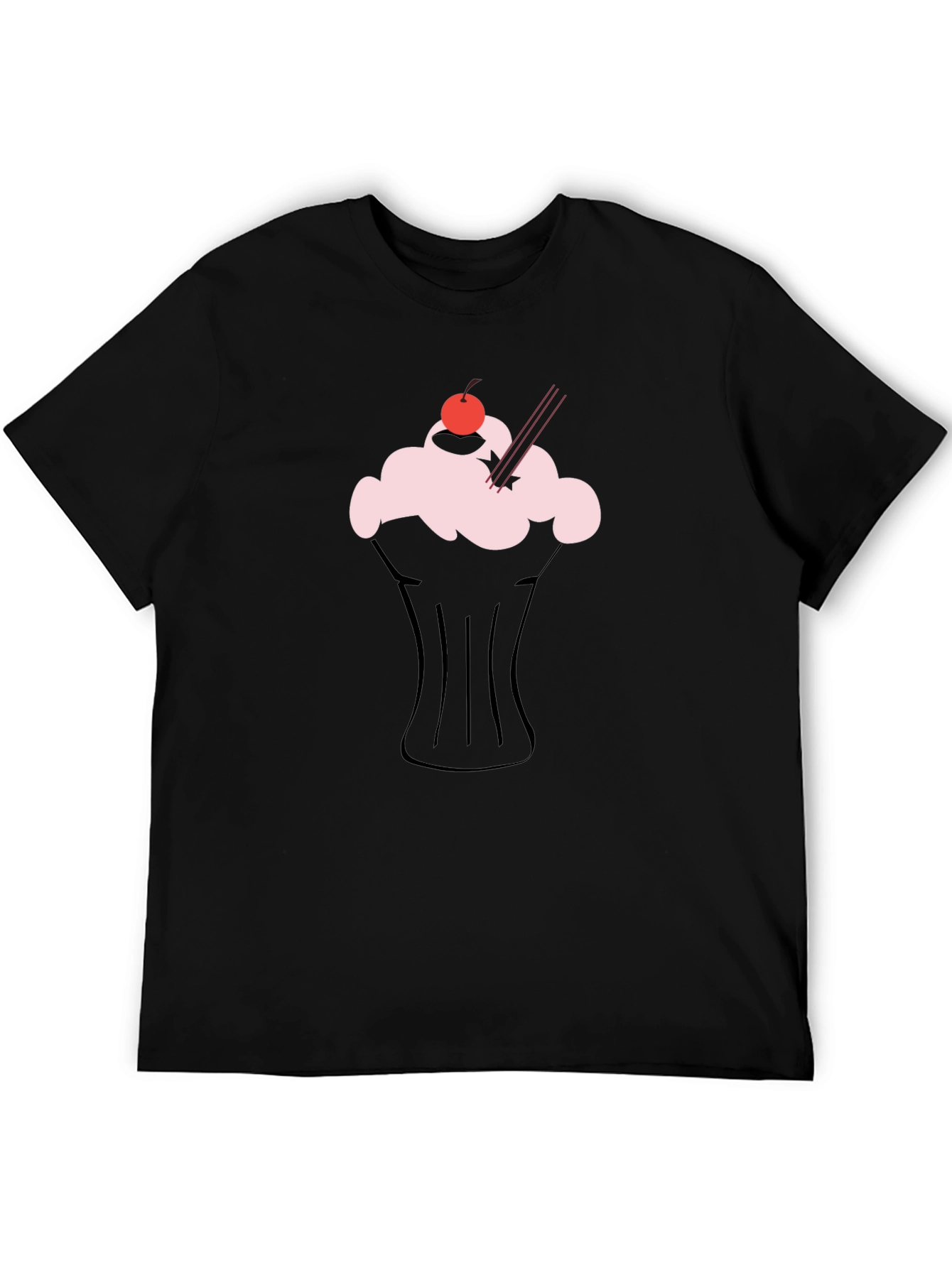 Retro Milkshake Graphic T-Shirt