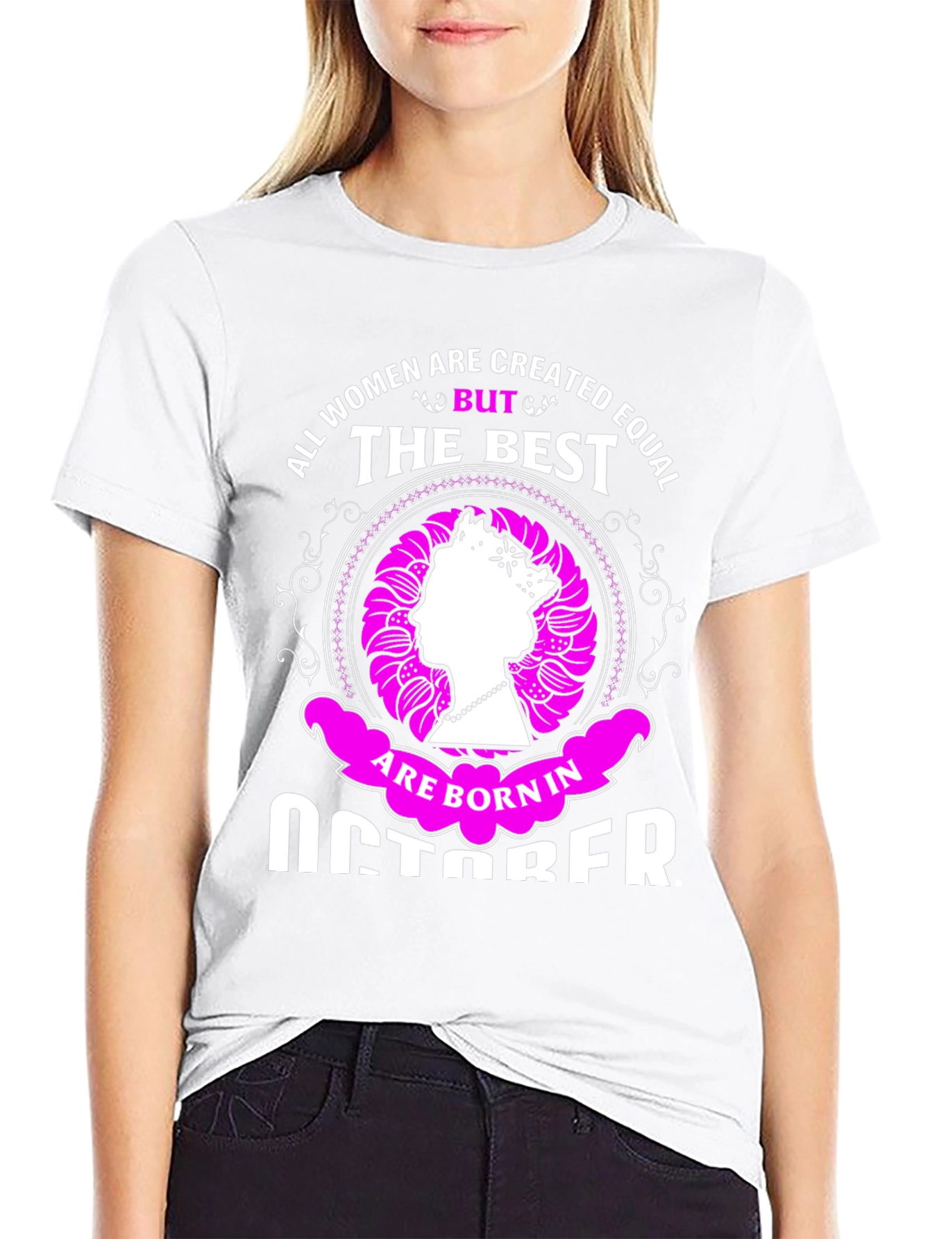 Born in October Womens T-Shirt