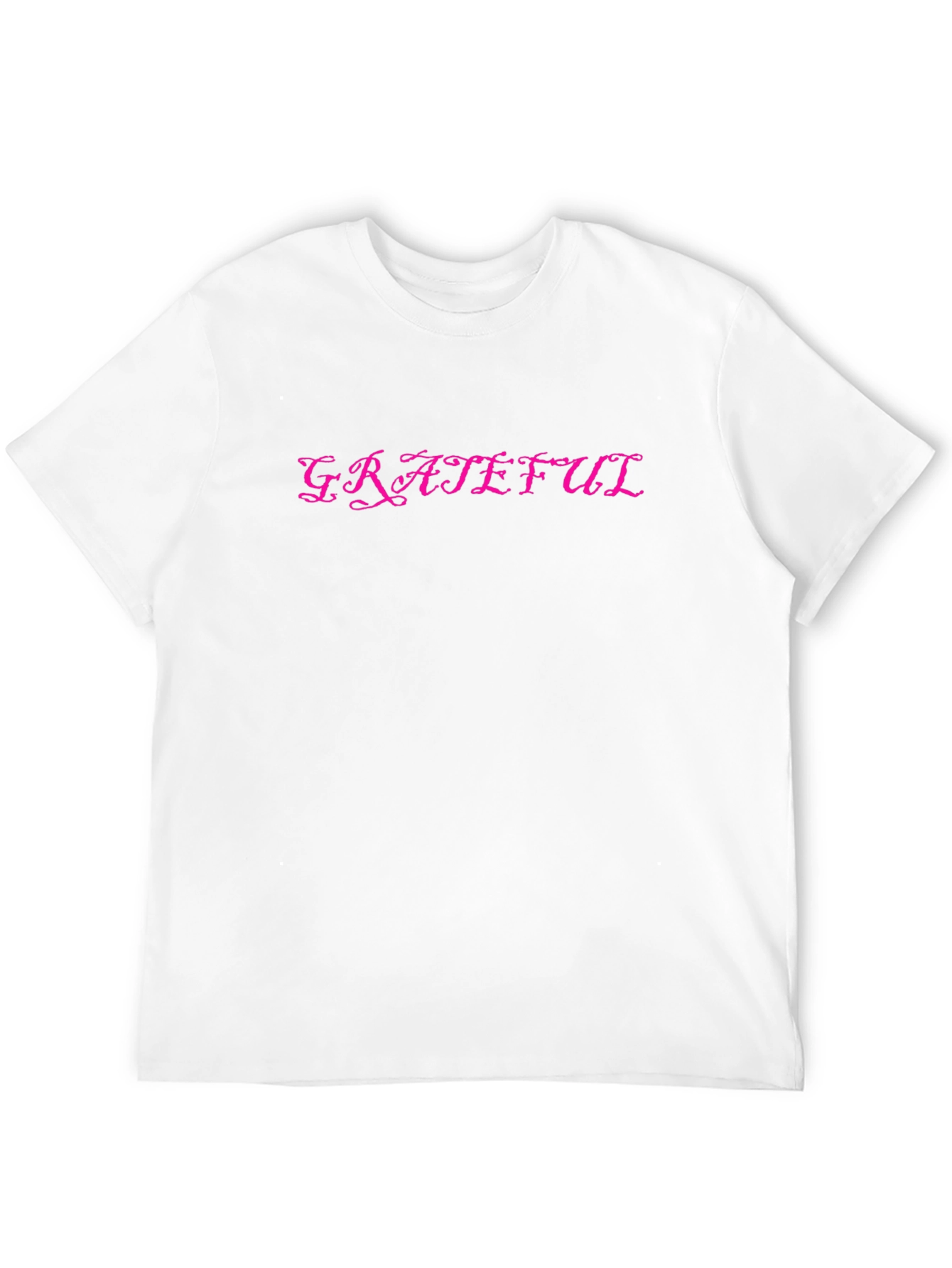 Grateful Graphic Tee - Soft Black Cotton T-Shirt