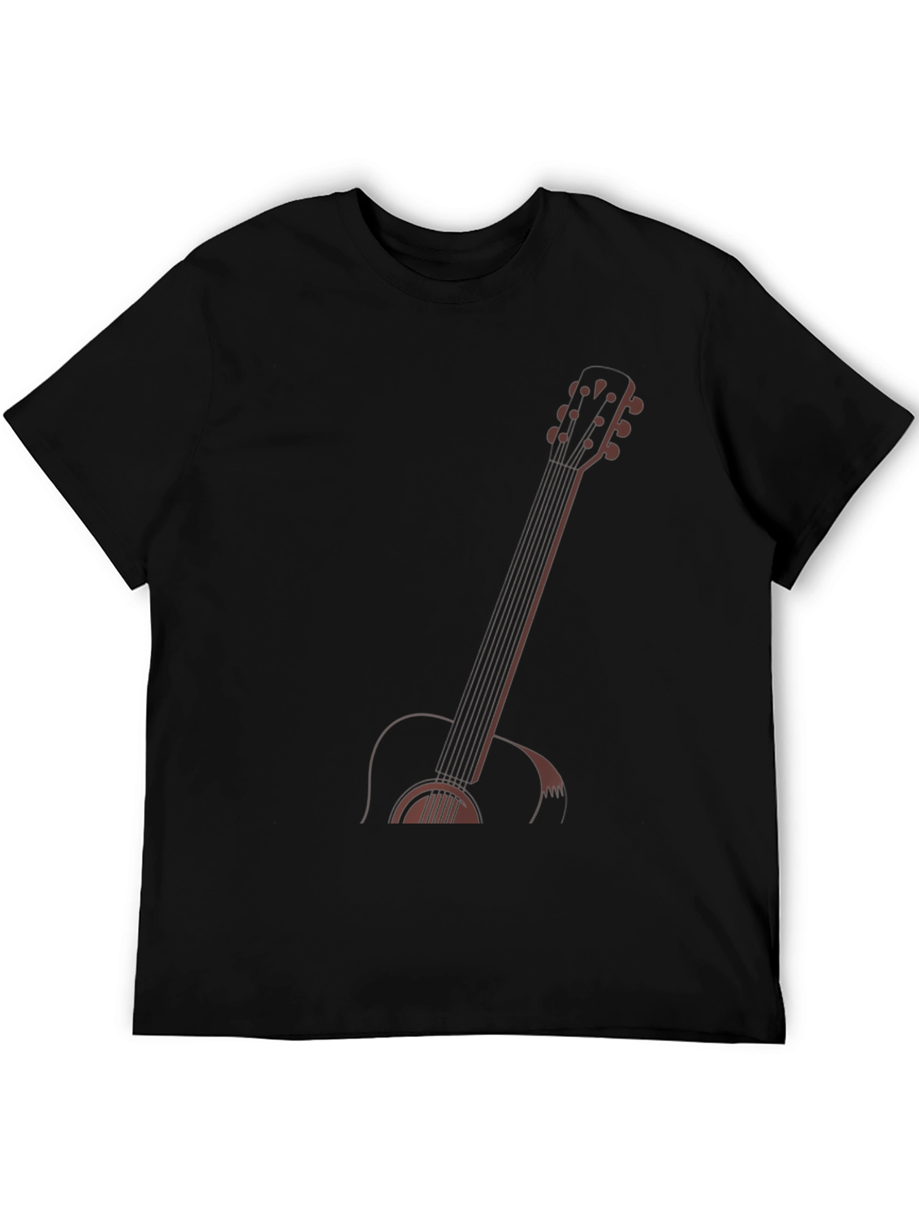 Guitar Graphic T-Shirt - Black