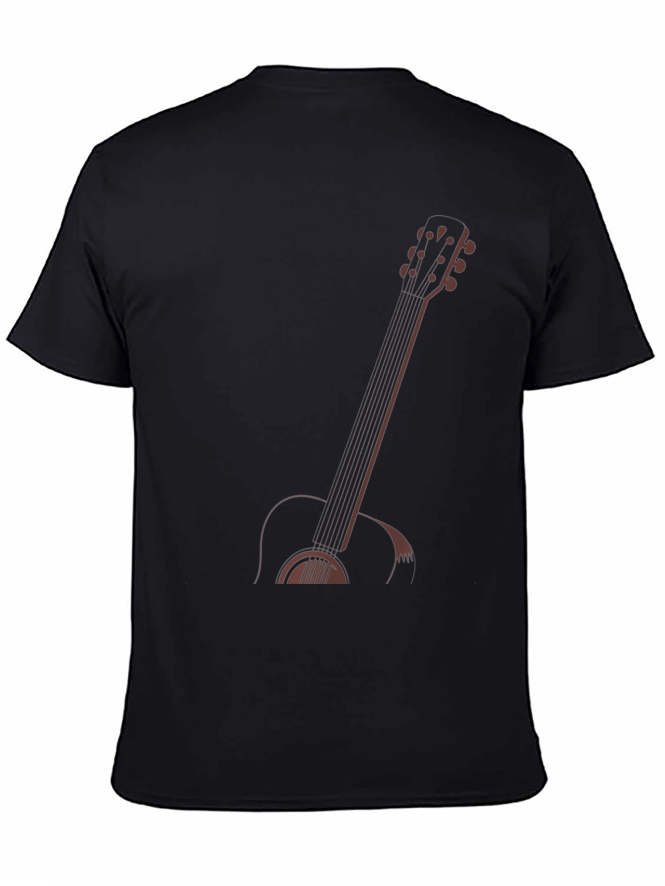 Guitar Graphic T-Shirt - Black