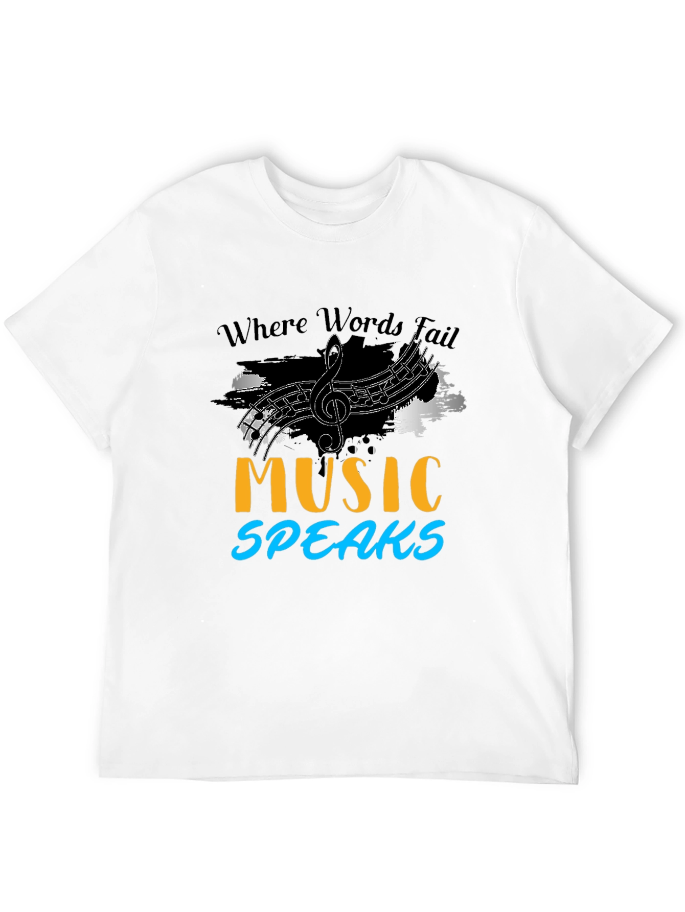 Music Speaks Graphic Tee