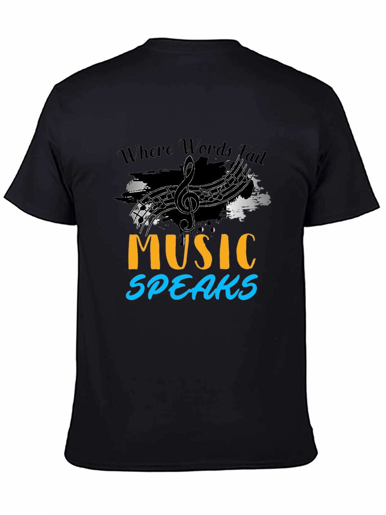Music Speaks Graphic Tee