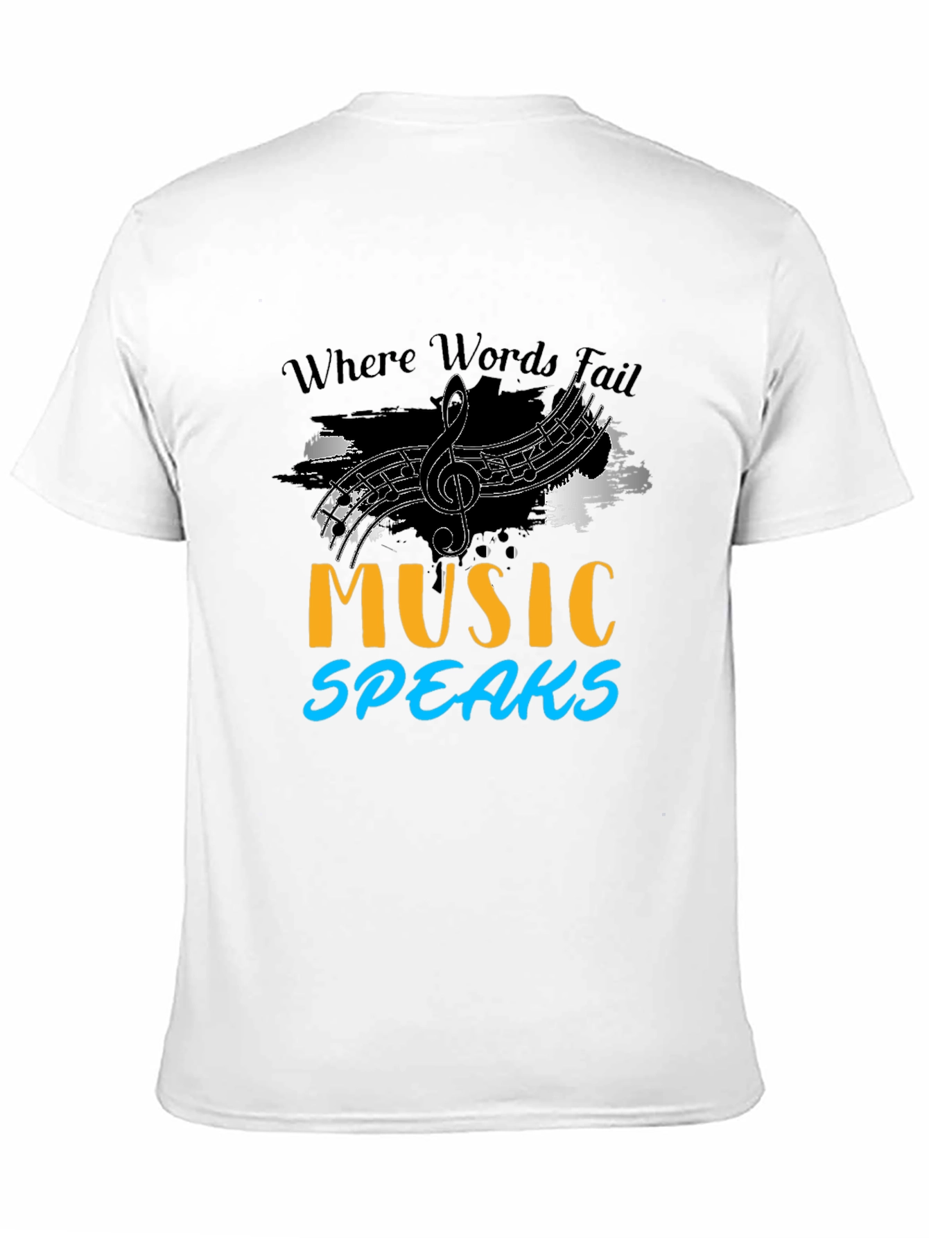 Music Speaks Graphic Tee