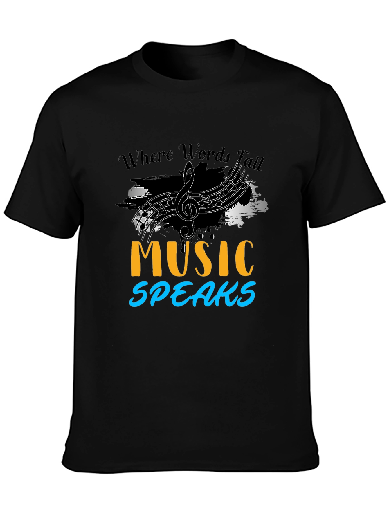 Music Speaks Graphic Tee